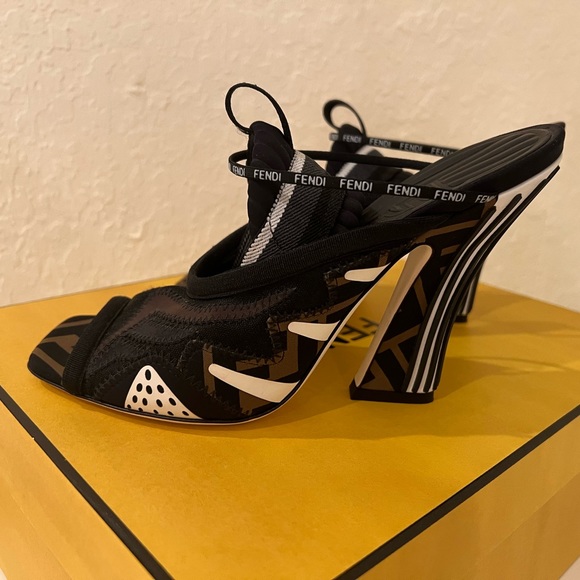 Fendi FF Freedom Patchwork Sandal - Picture 2 of 6